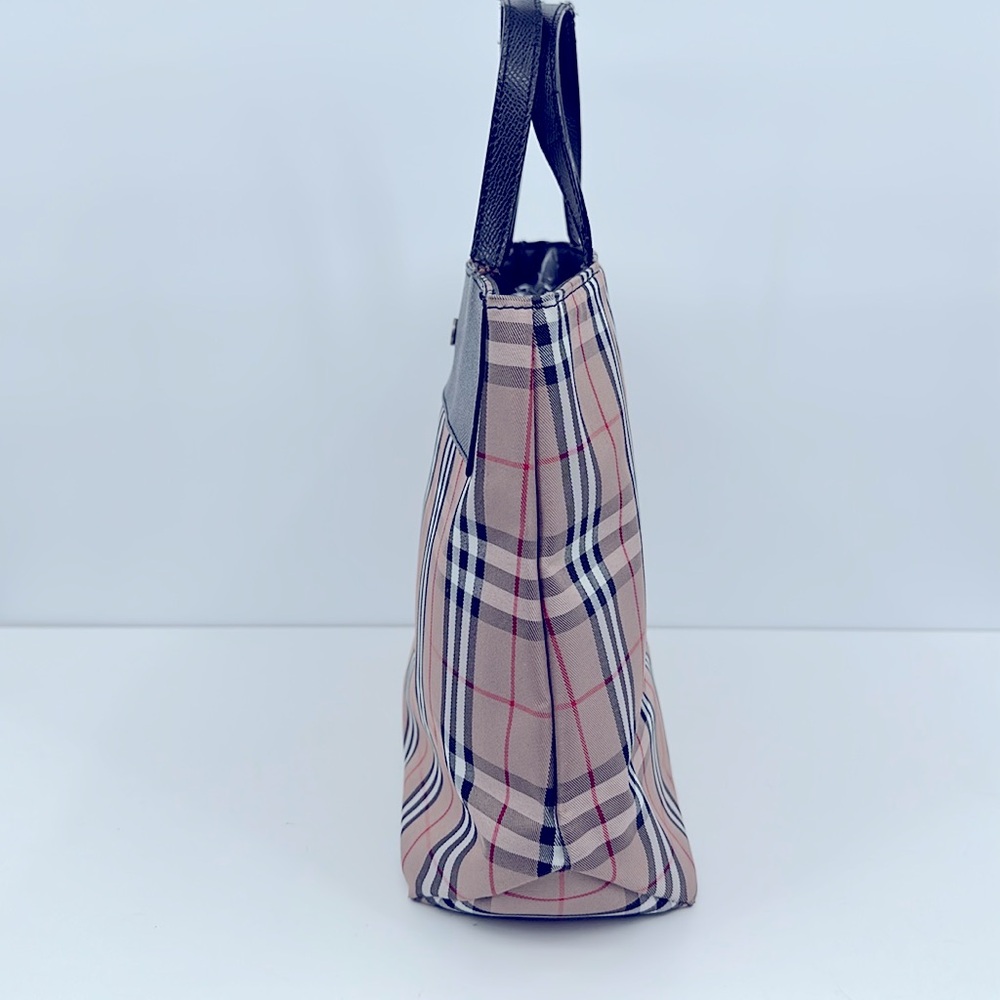 Authenticated Burberry Nova Check Tote Mini Handbag - Picture 9 of 17